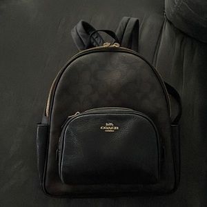 Leather Coach Backpack